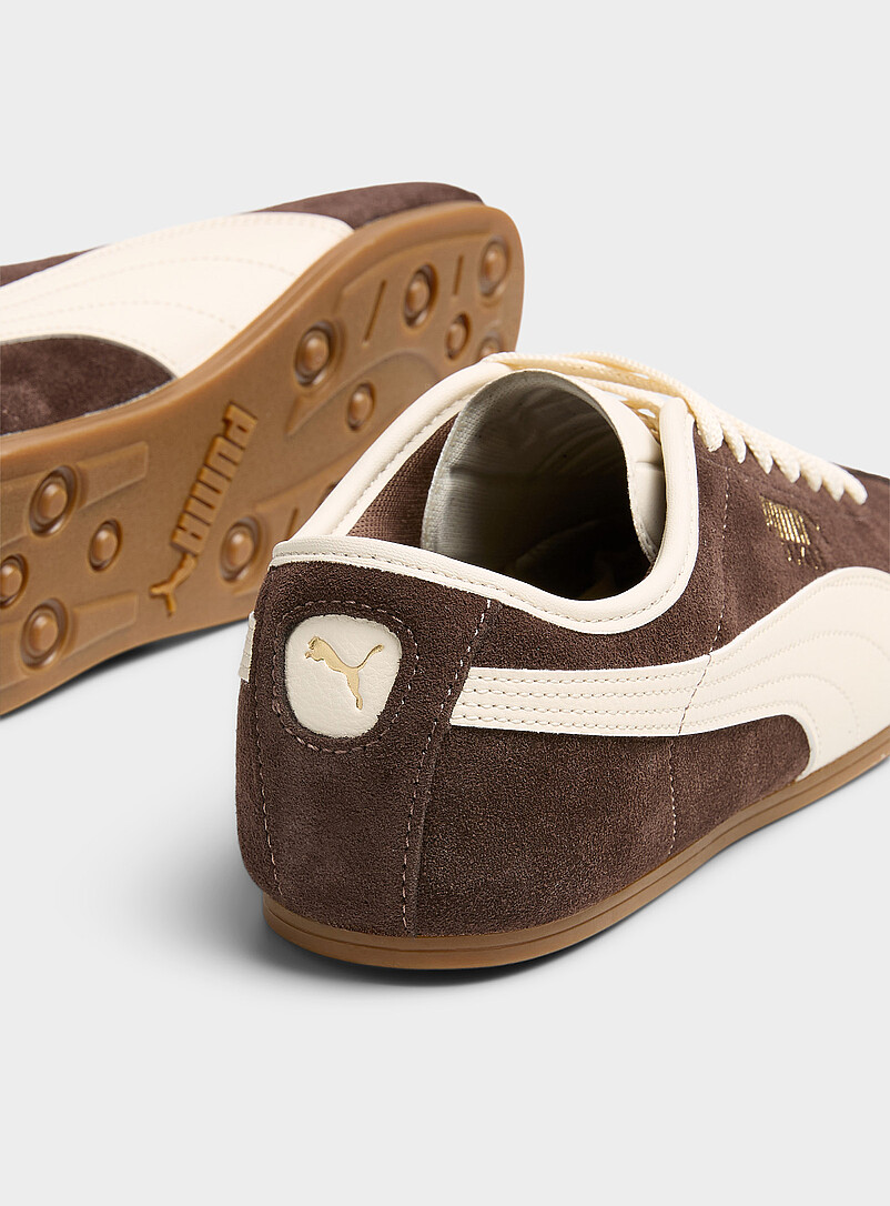 Puma: Le sneaker Tackle chocolat et cr&egrave;me Homme Brun pour homme