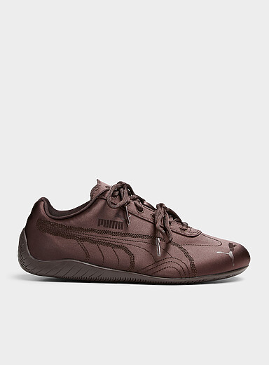 Puma Brown Speedcat Venus satiny brown sneakers Women for women