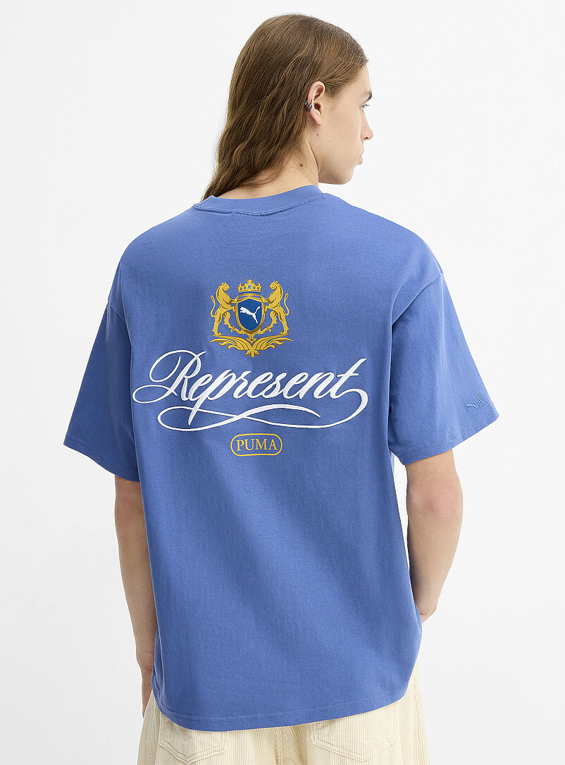 Crest embroidery oversized T-shirt Puma x Represent Collection