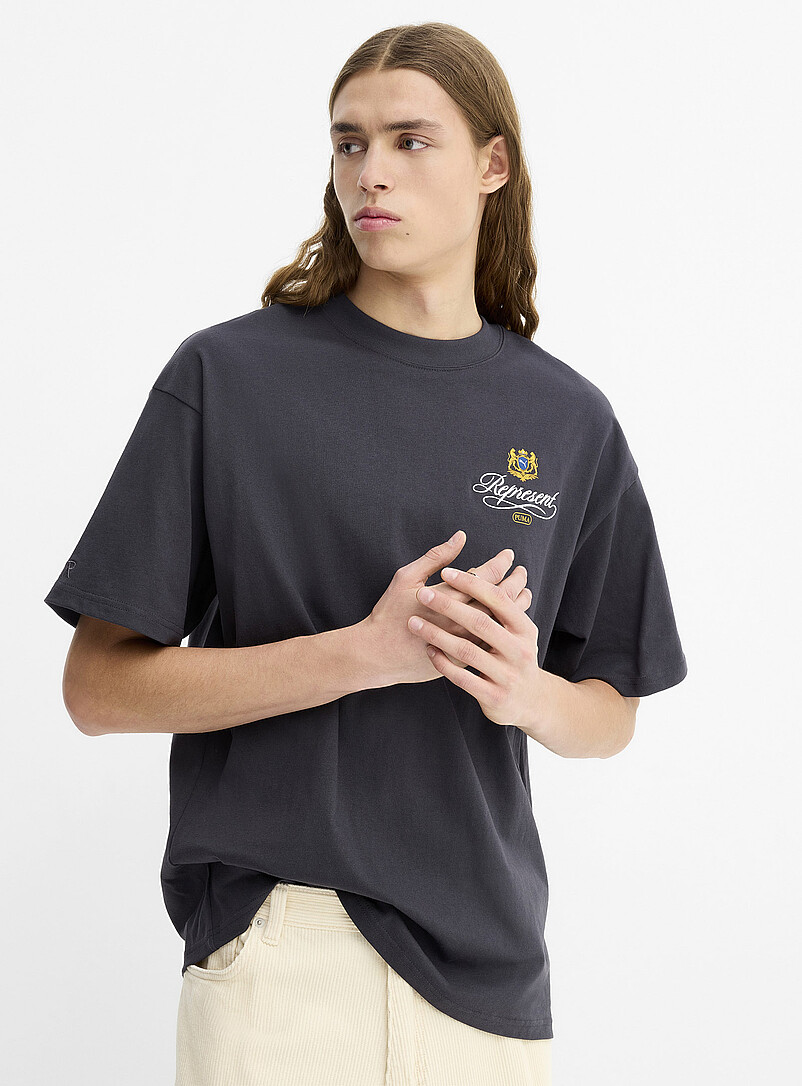 Crest embroidery oversized T-shirt Puma x Represent Collection