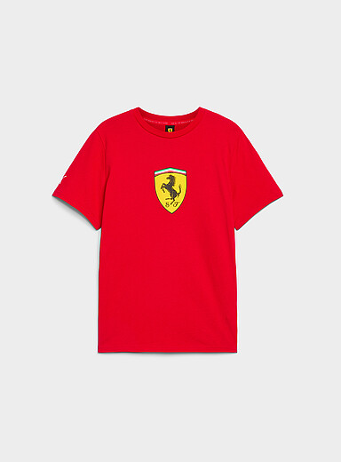 Puma: Le t-shirt logo Ferrari <b>Collection PUMA x Scuderia Ferrari</b> Rouge pour homme