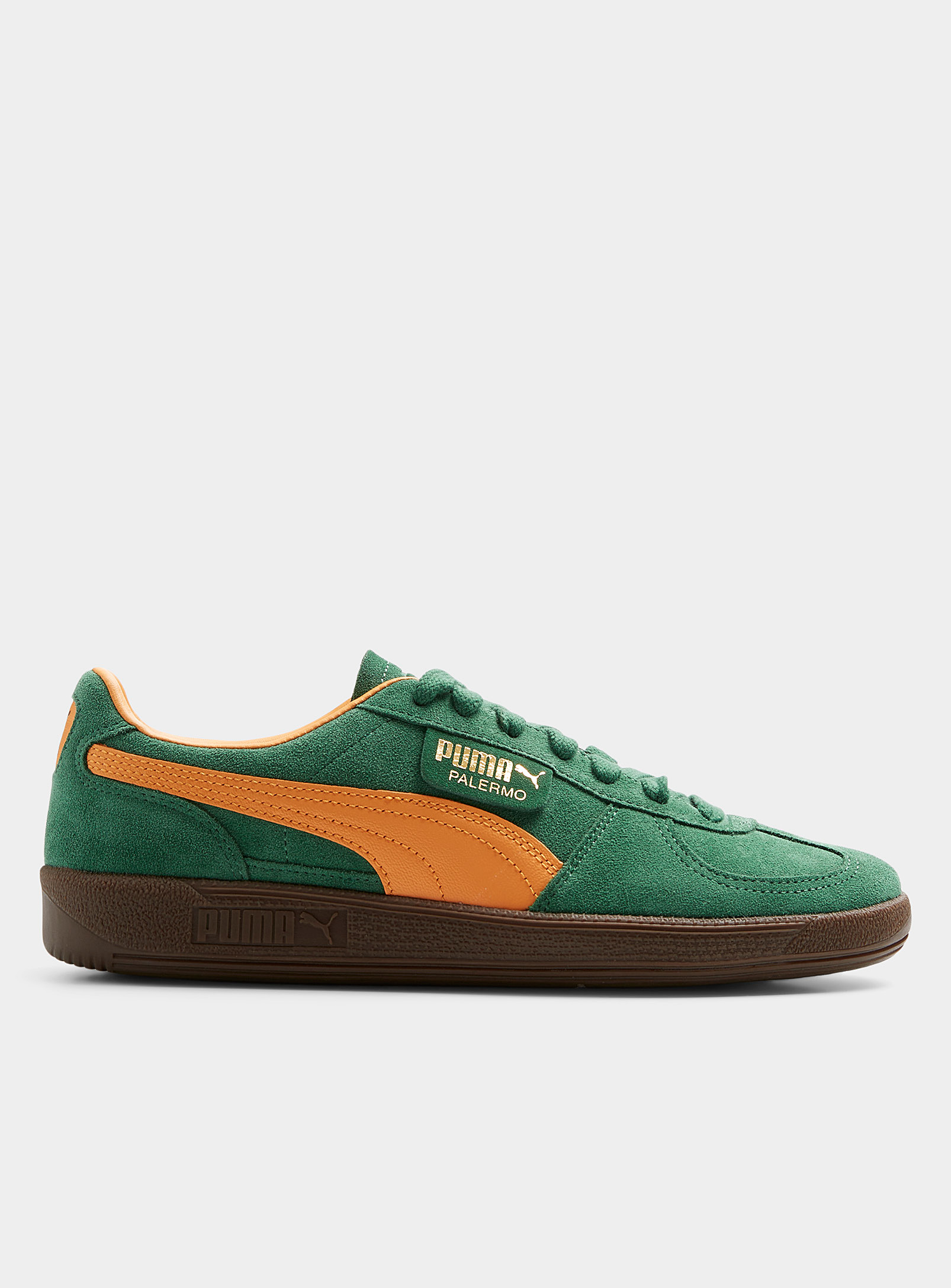 Shop Puma Palermo Sneakers Men In Green