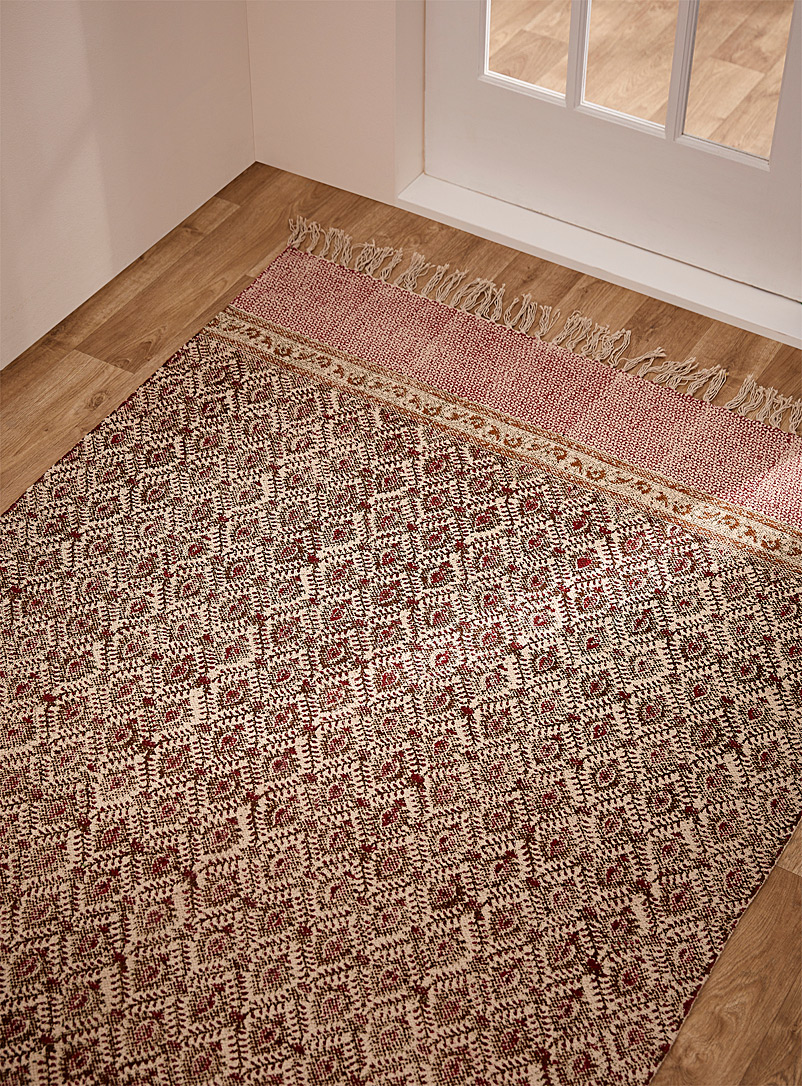 Danica: Le tapis mosaïque ornementale 122 x 183 cm Assorti