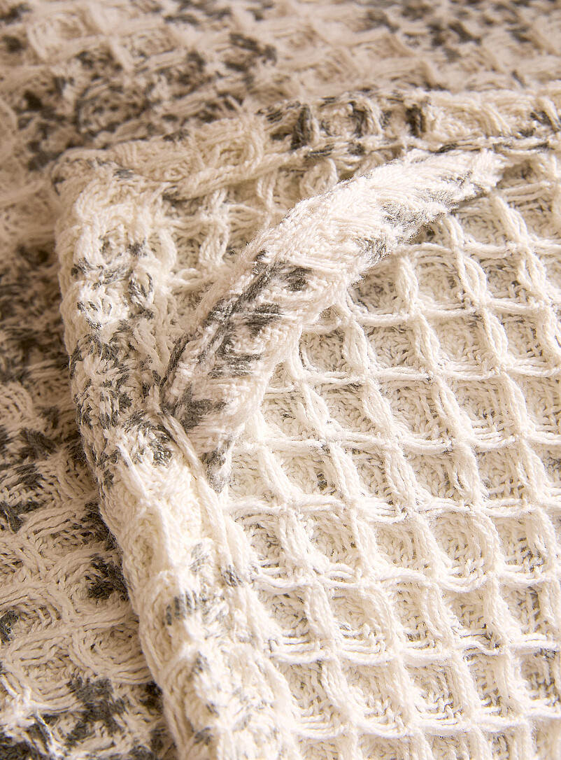 Danica: Le linge &agrave; vaisselle motif imprim&eacute; Rose p&ecirc;che