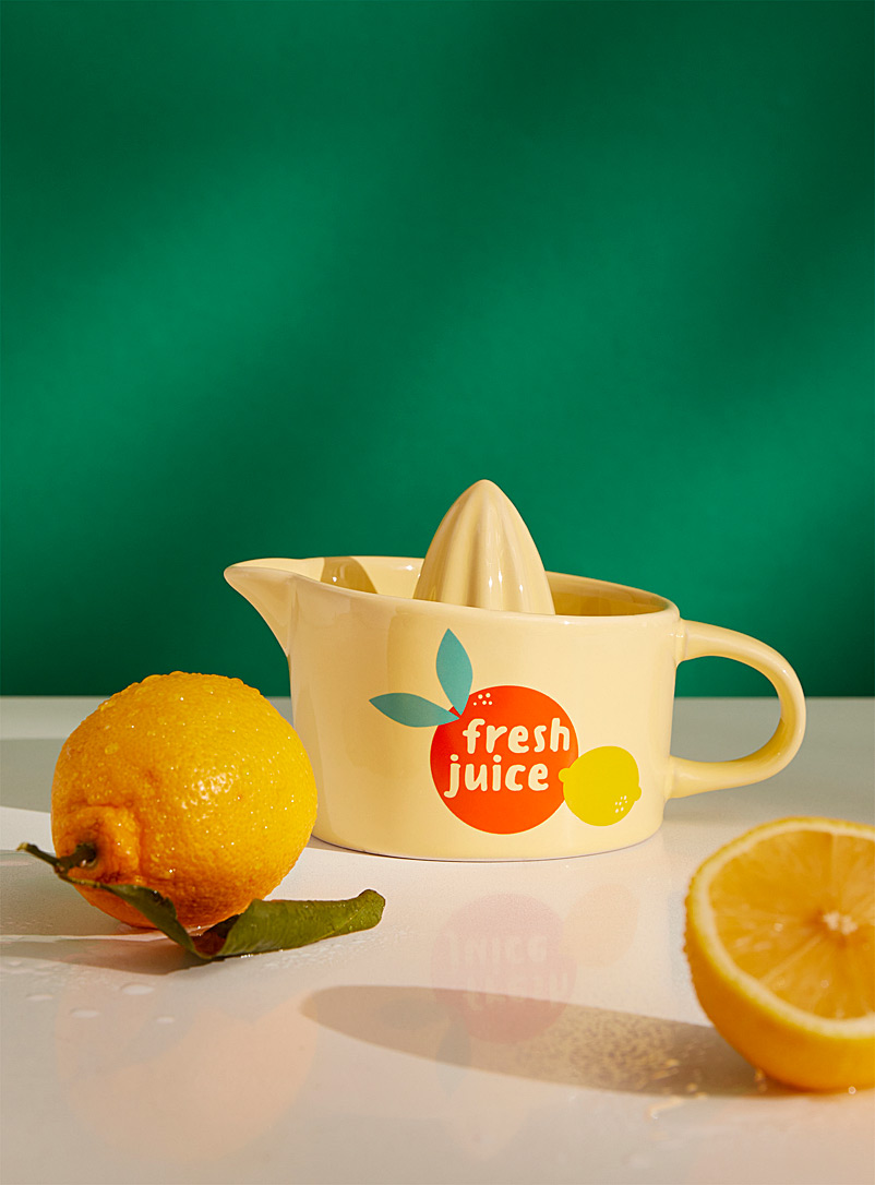Danica Patterned White Fresh juice citrus press