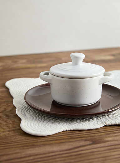 Stoneware mini casserole