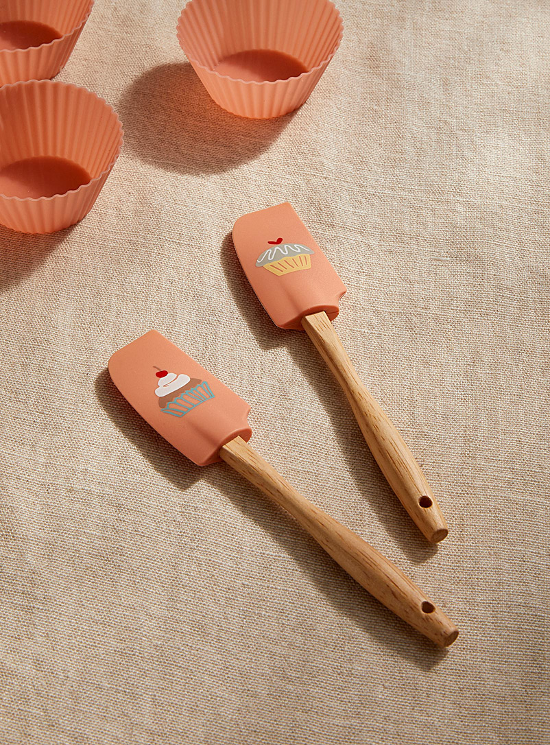 Danica: Les petites spatules en silicone gâteau Ensemble de 2 Rose