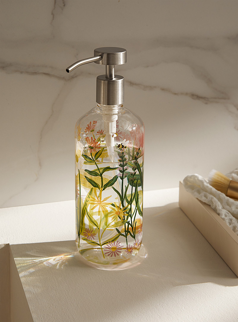 Danica Assorted Flower garden soap dispenser