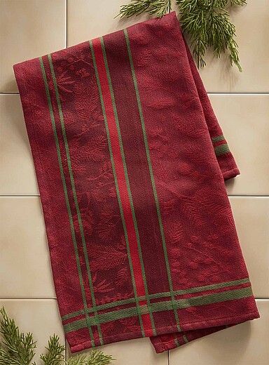 Festive jacquard tea towel <b>Christmas Collection</b>