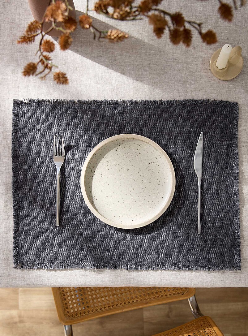 Touch Of Linen Rustic Placemat