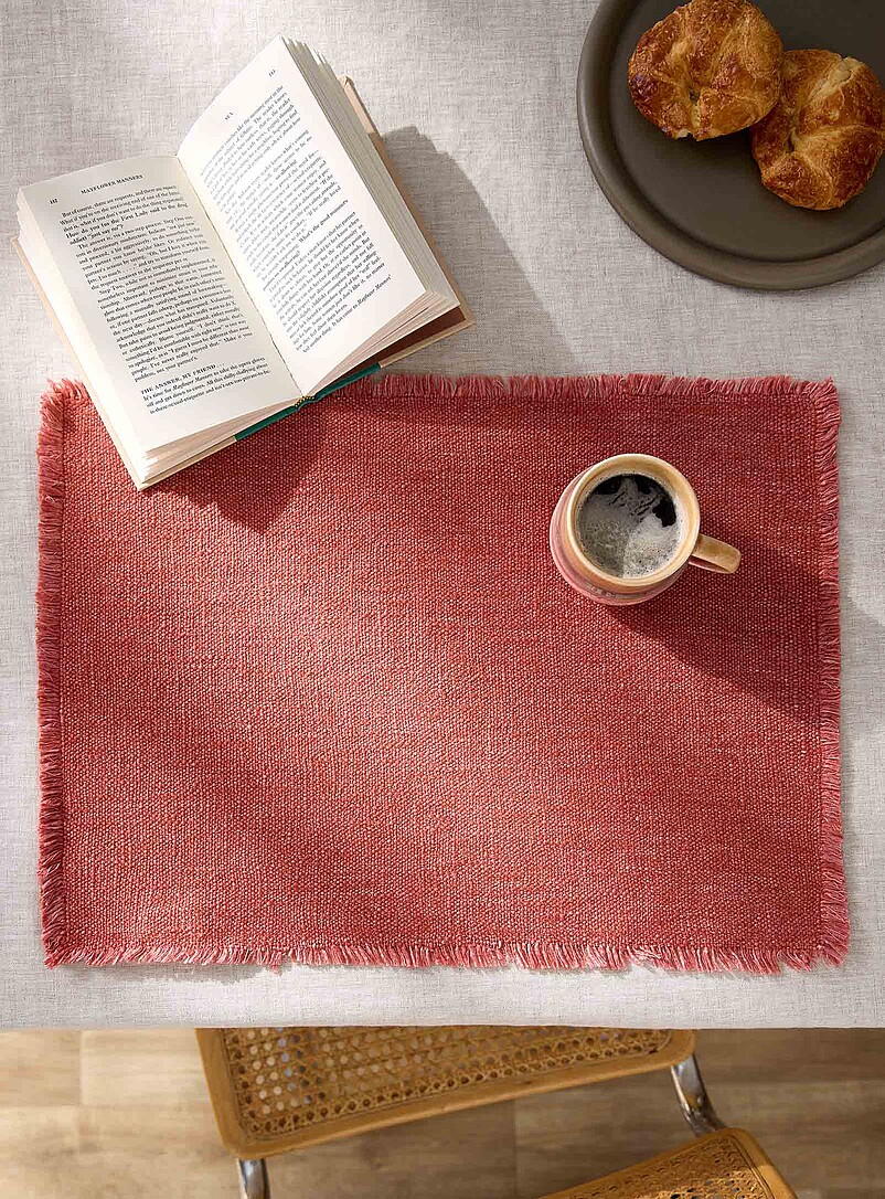 Touch of linen rustic placemat product image (primary)
