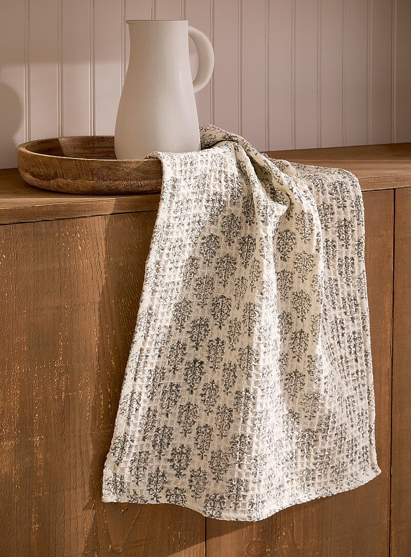 Printed Pattern Tea Towel