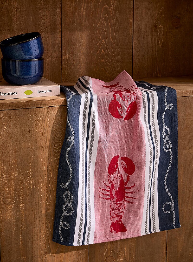 Patterned jacquard tea towel product image (primary)