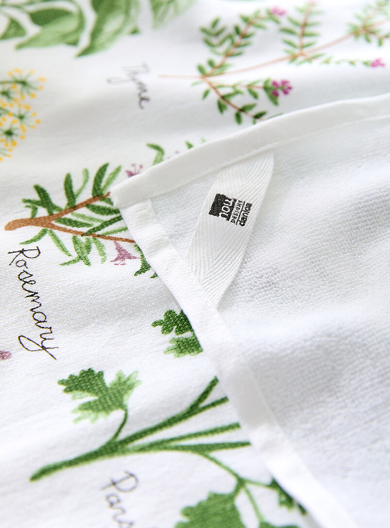 Fine herbs tea towel product image 2