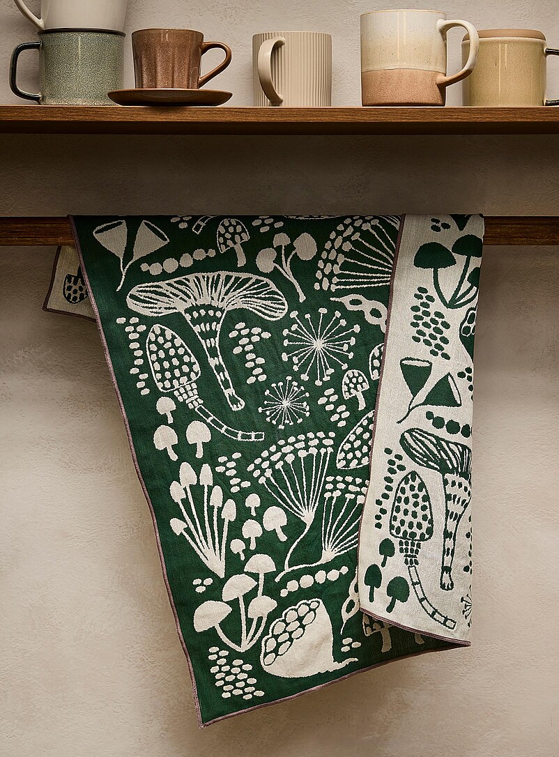 Retro Nature Jacquard Tea Towel