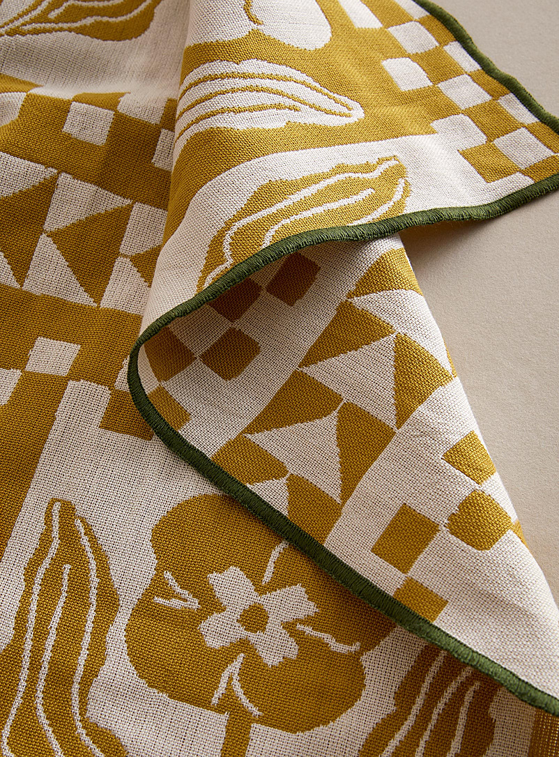 Retro nature jacquard tea towel product image 2