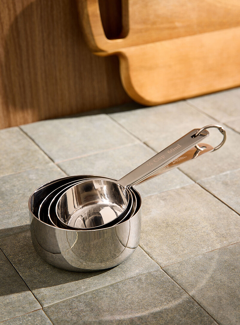 Stainless steel measuring cups Set of 4 product image 2