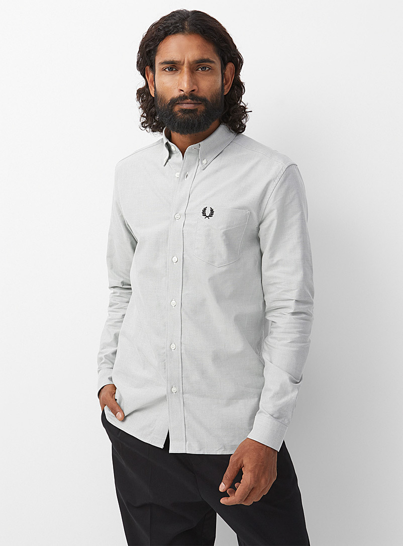Fred Perry Slate Blue Perry Oxford shirt for men