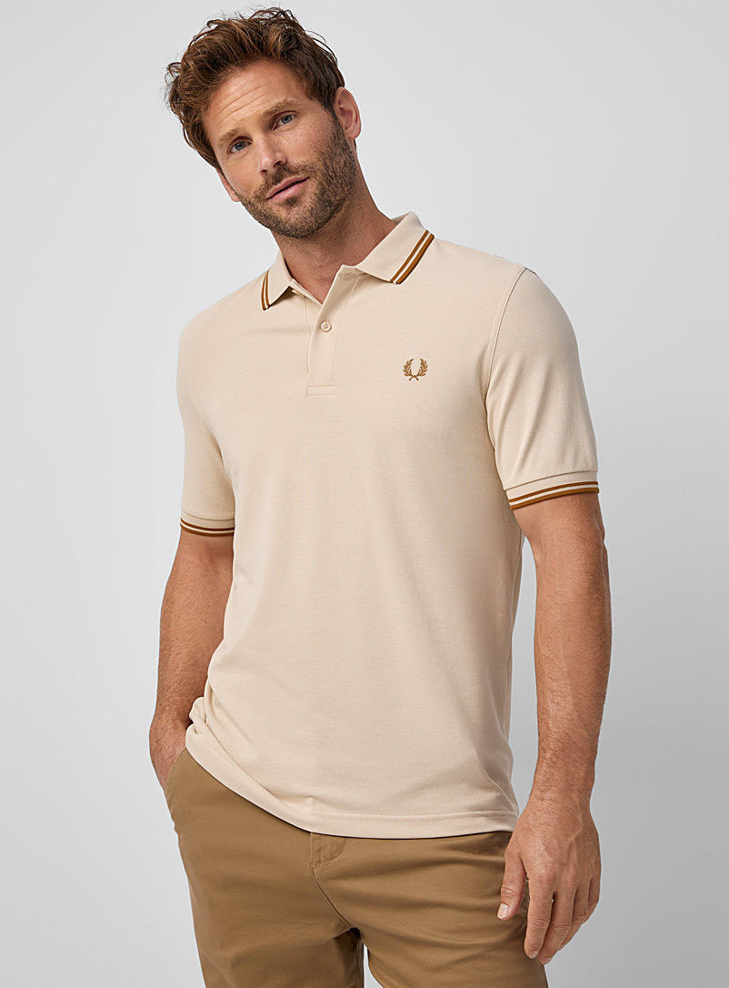 Fred Perry: Le polo piqué Perry Sable pour homme