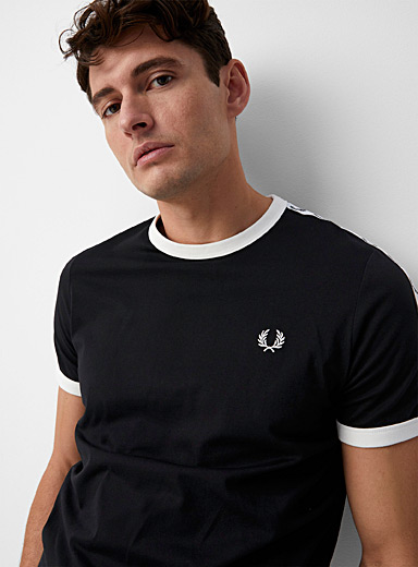 Logo band T-shirt | Fred Perry | Shop Men's Logo Tees & Graphic T ...