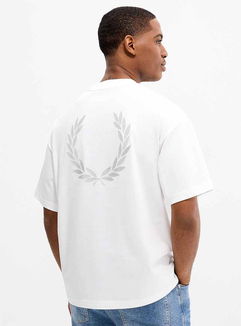 Fred Perry: Le t-shirt couronne de laurier Gris pour homme