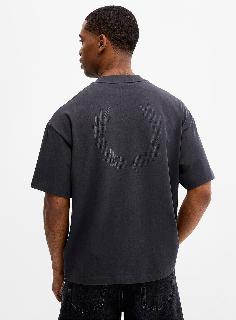 Fred Perry: Le t-shirt couronne de laurier Gris pour homme