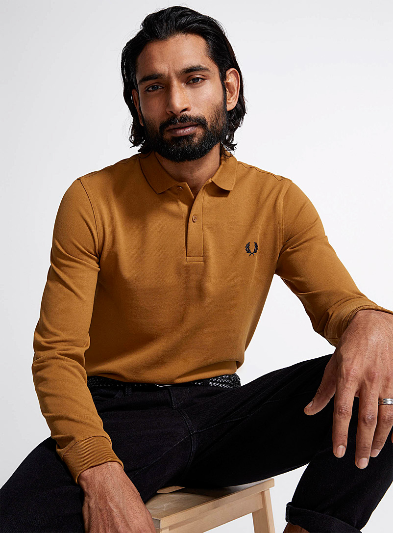 Fred Perry Honey Perry long-sleeve piqué polo for men