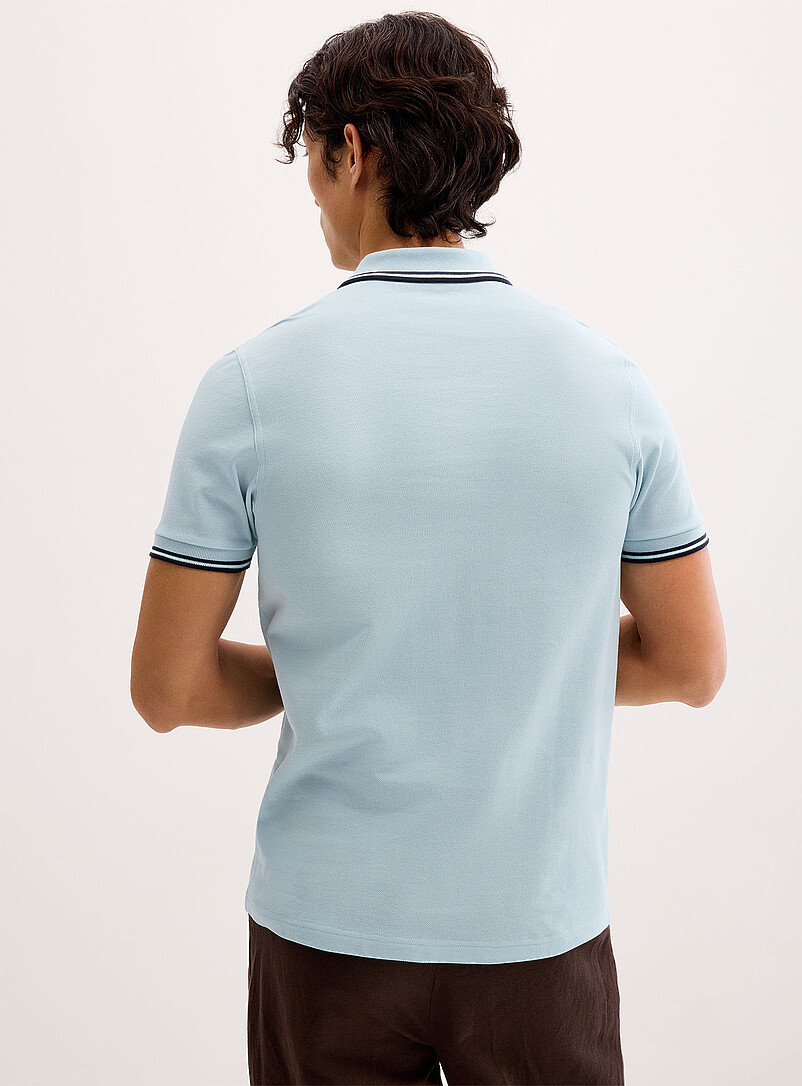 Fred Perry Baby Blue Perry summer-colour piqu&eacute; polo for men