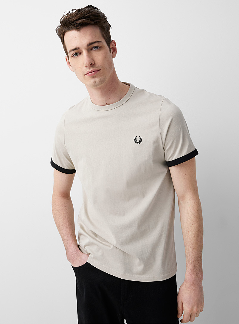 Fred Perry Grey Retro T-shirt for men
