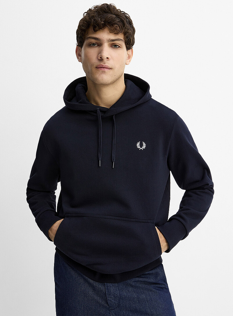 T-shirt Homme Fred Perry – Bleu Marine – Coton – Taille S – Occasion Très Bon état