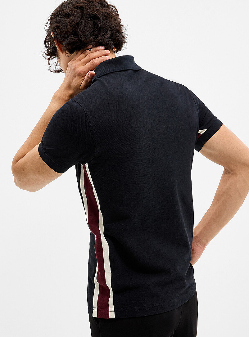 Accent band zipped polo product image 3