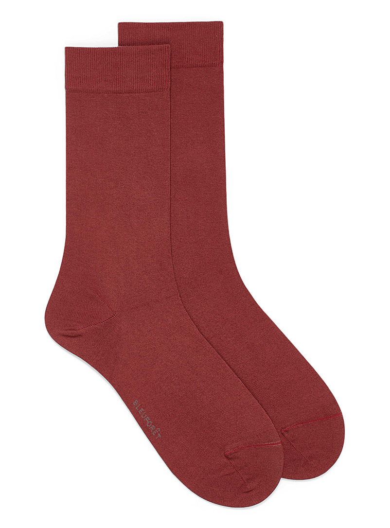 Bleuforêt Copper Seamless Egyptian cotton socks for men