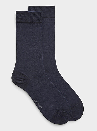 Seamless Egyptian cotton dress socks