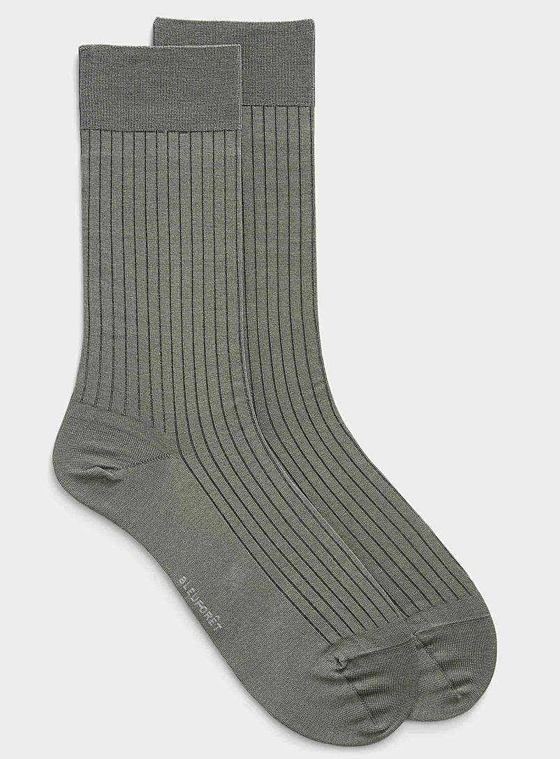Bleuforêt Assorted Solid lisle sock for men
