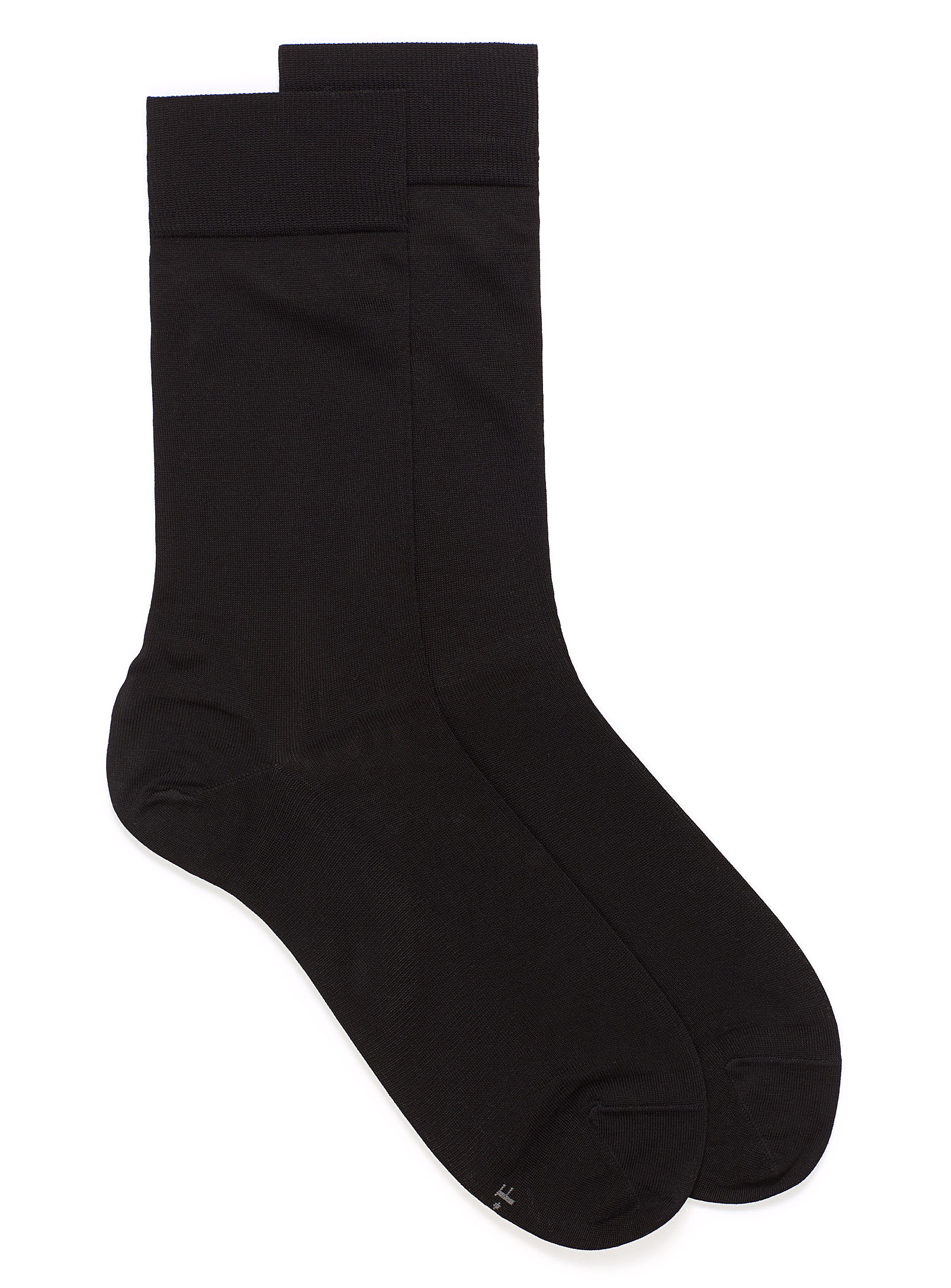 Bleuforêt Excellence Lisle Socks In Black