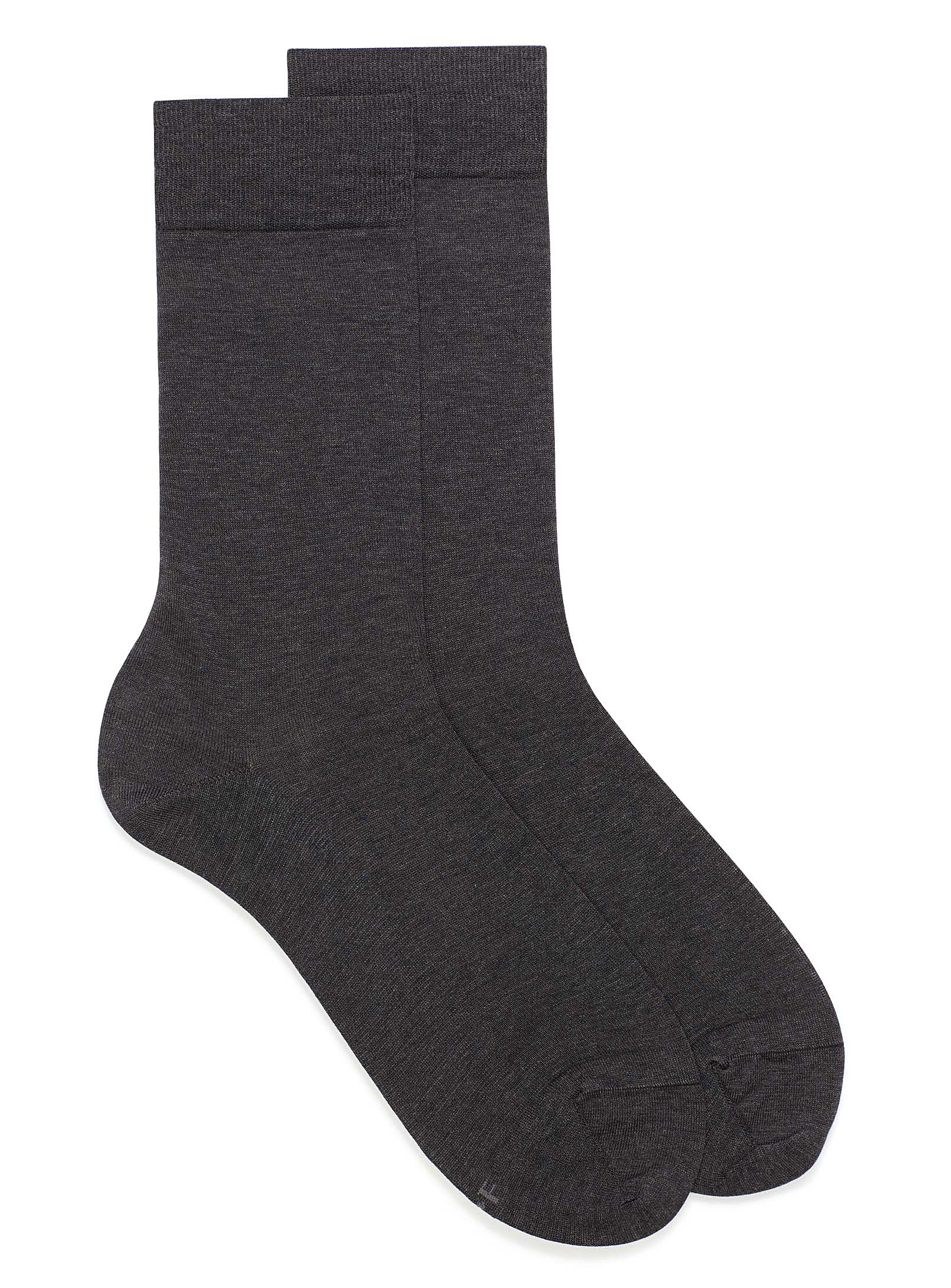 Bleuforêt Excellence Lisle Socks In Charcoal
