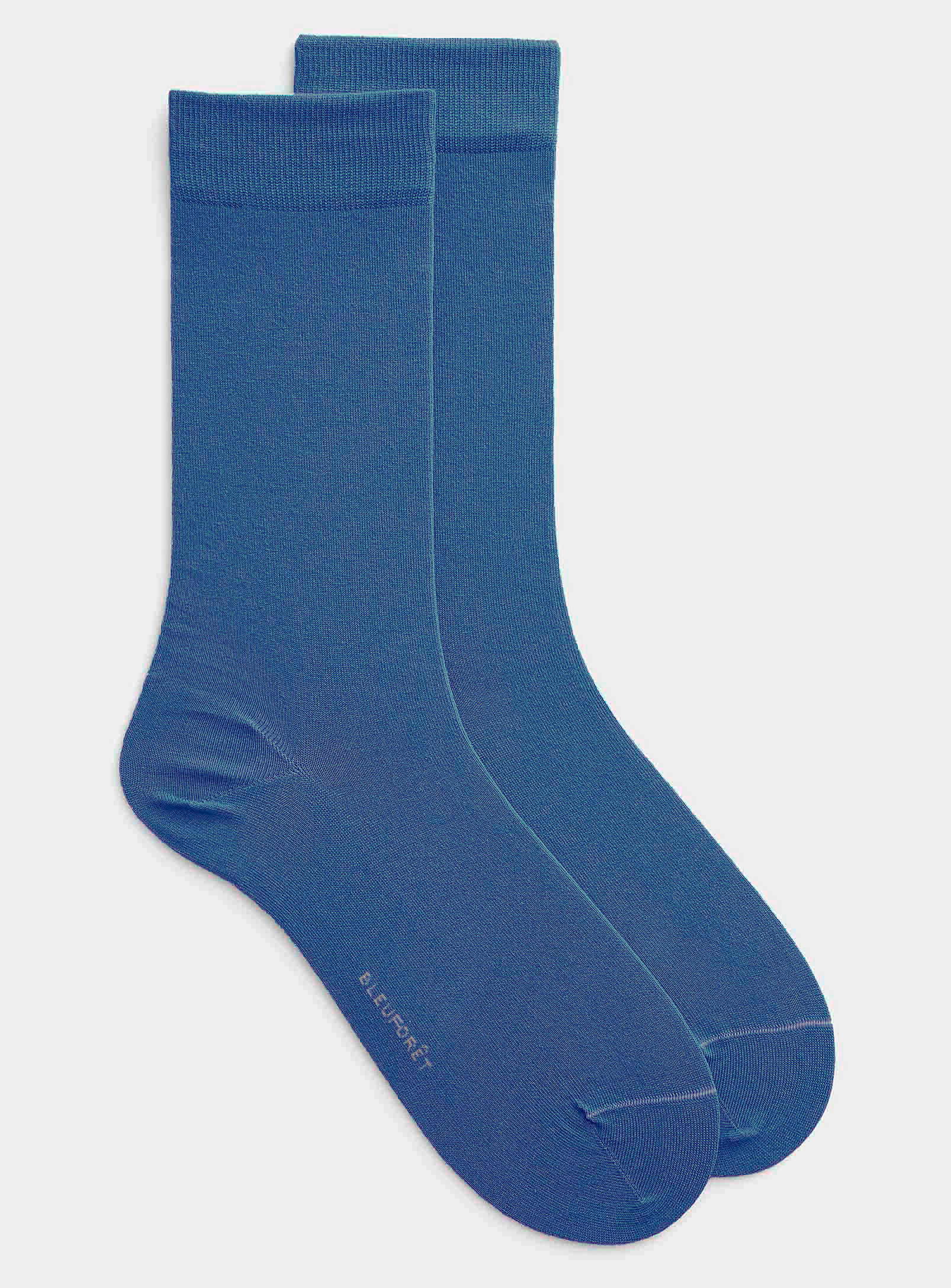 Bleuforêt Seamless Egyptian Cotton Socks In Blue
