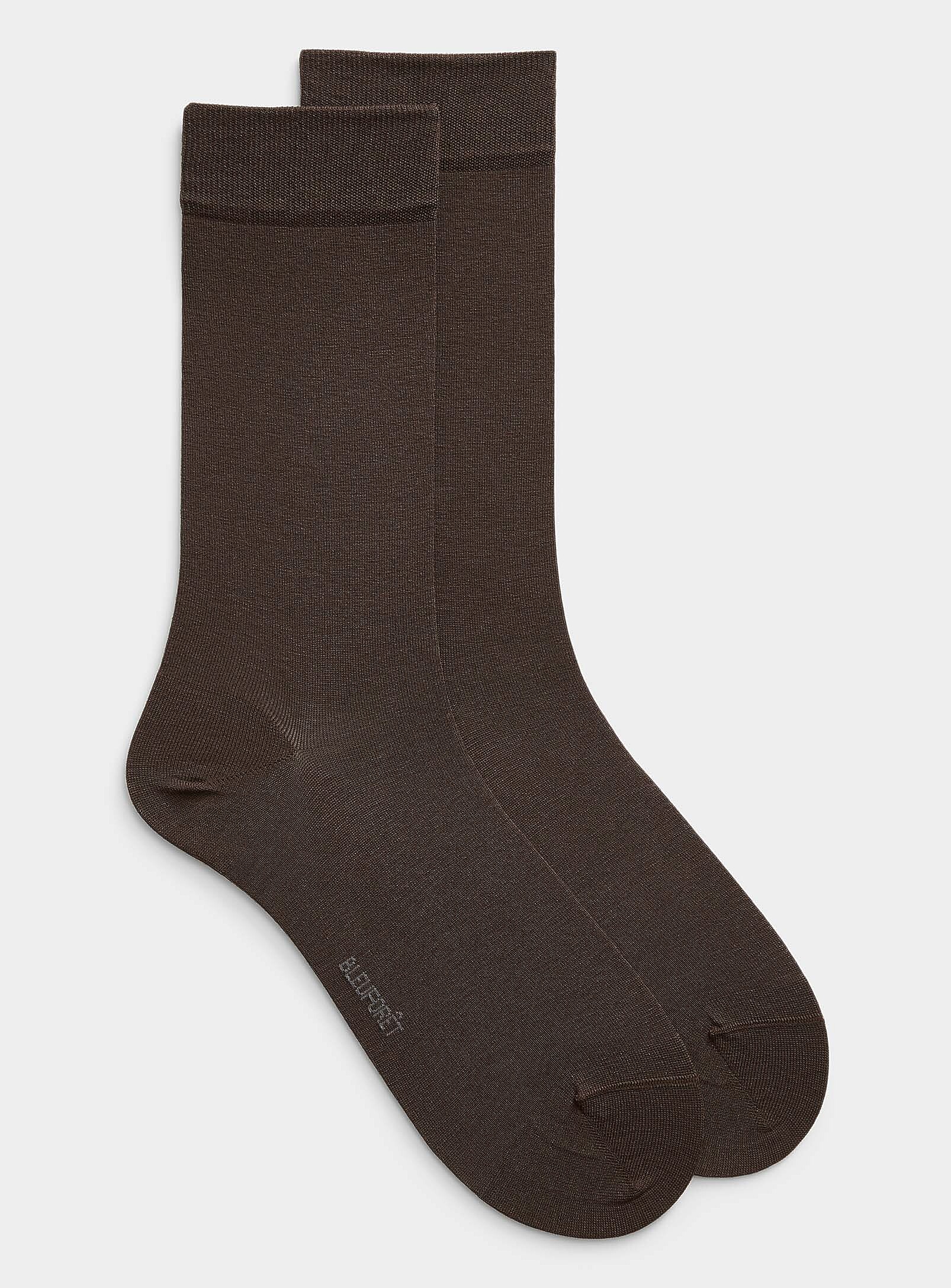 Bleufort Solid Silk Dress Socks In Brown | ModeSens Bleufort Solid Silk Dress Socks In Brown | ModeSens