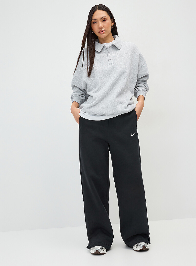 Nike Grey Phoenix wide-leg sweatpant for women