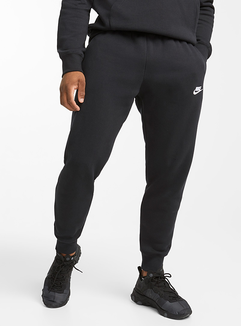 Nike Black Fleece Club joggers for men