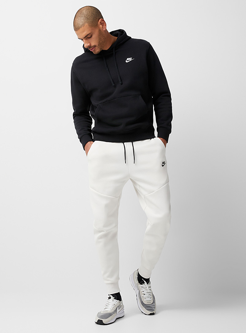 Nike Ecru/Linen Tech Fleece angular seam joggers for men