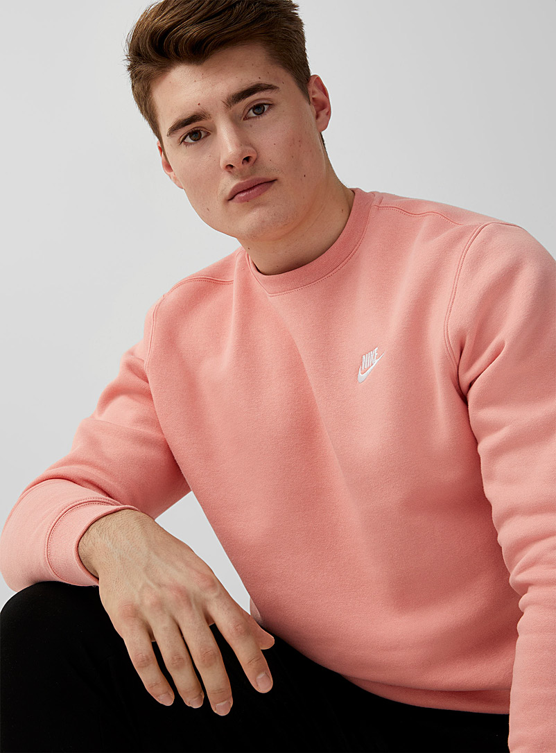 Nike Pink Club essential sweatshirt for men