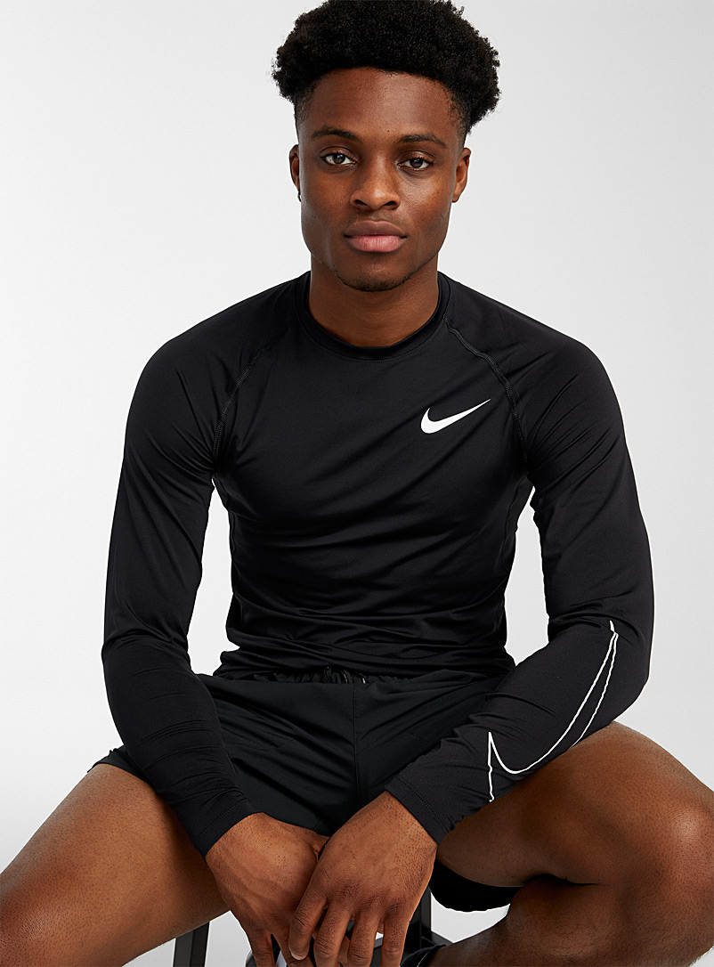 Nike Black Core Pro second skin tee for men