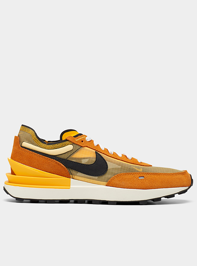 Nike Dark Yellow Orange Waffle One sneakers Men for men