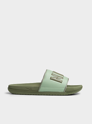 Nike: La sandale slide Offcourt Homme Vert pour homme
