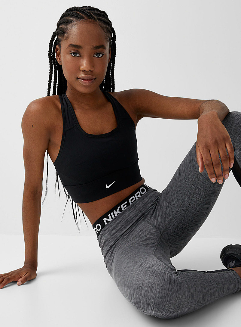 Nike Dri Fit Women Activewear Sports Bra Racerback Stretch Black