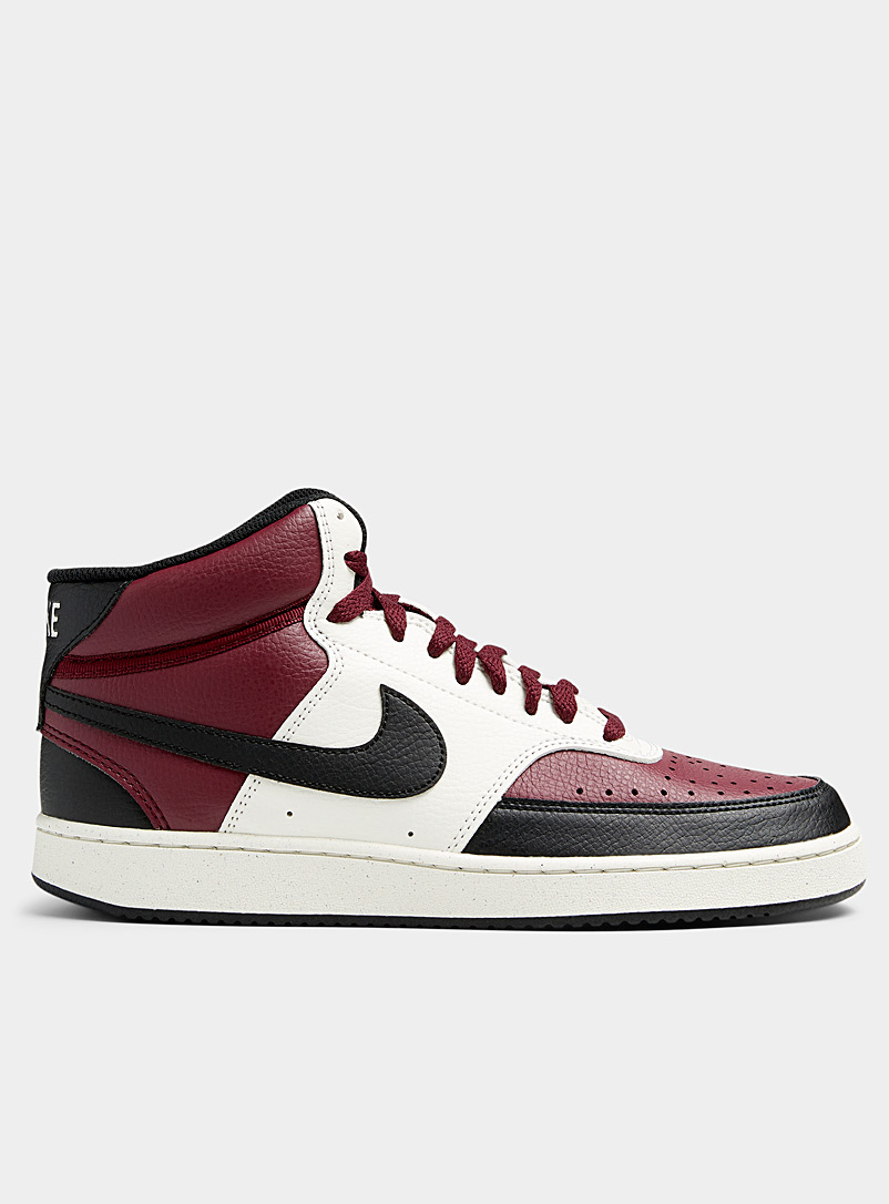 Nike Ruby Red Court Vision Mid sneakers Men for men