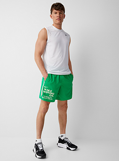 Nike Bottle green Pigment green 7" loose short for men