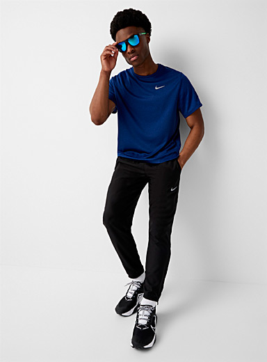Nike Black Challenger canvas tapered joggers for men