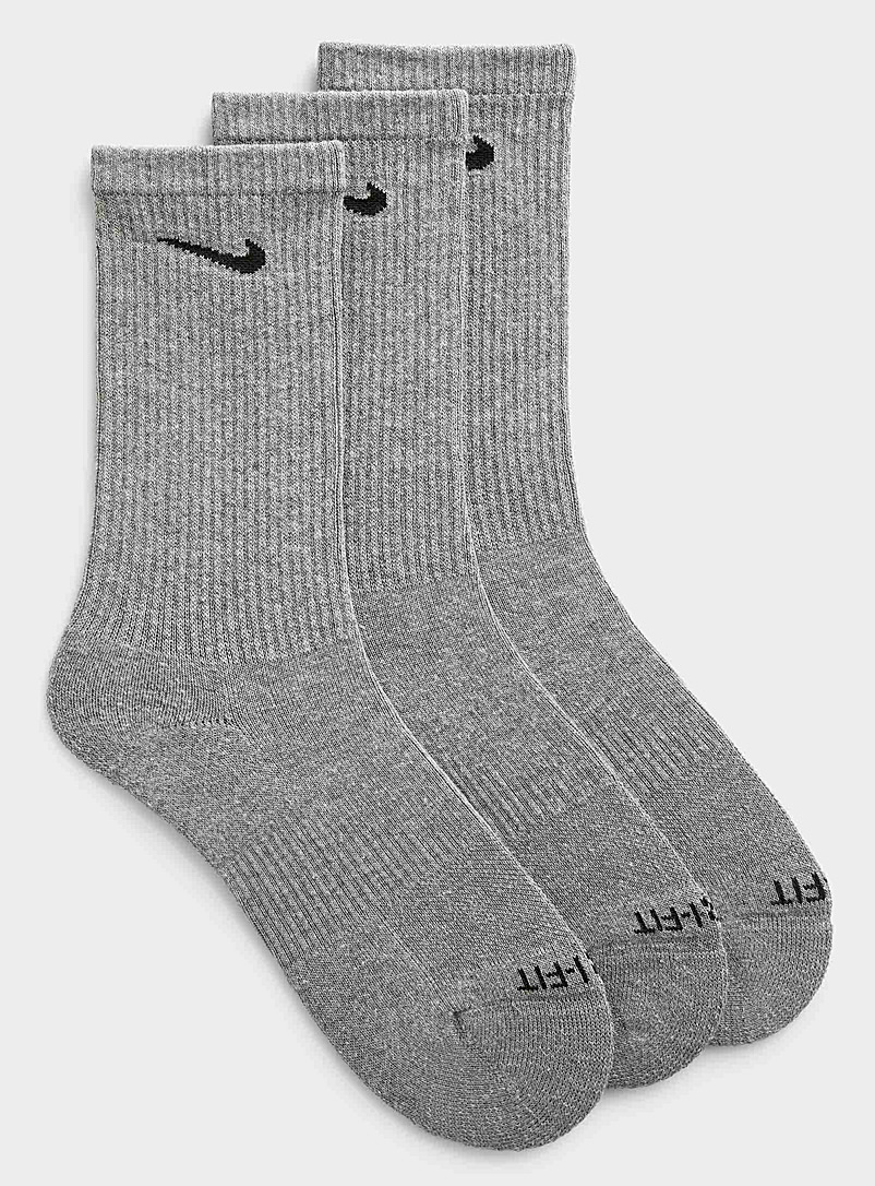 Everyday Plus heather grey socks 3-pack